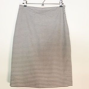 The Limited Striped Pencil Work Skirt Professional